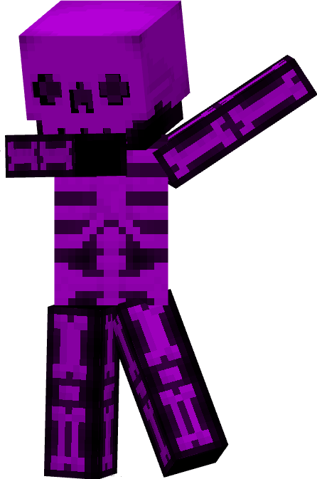 purple skeleton